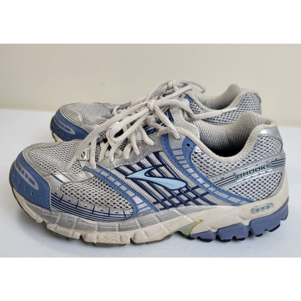 Brooks Ariel 1200741B294 Gray Blue Athleisure Running Shoes Women's Shoes Size 8